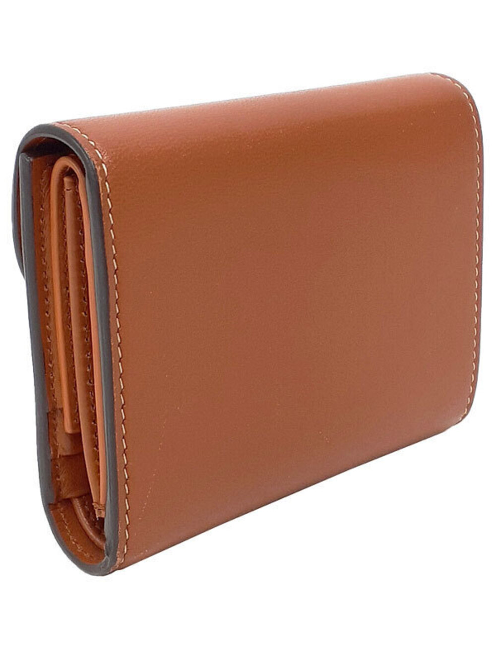 Celine fold Wallet Triomphe Short Tri Flap Black